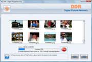 Digital picture recovery software screenshot
