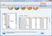 Memory card files recovery software screenshot