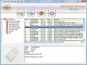 Sim card data recovery software screenshot