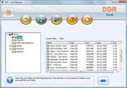 Zune data recovery software screenshot
