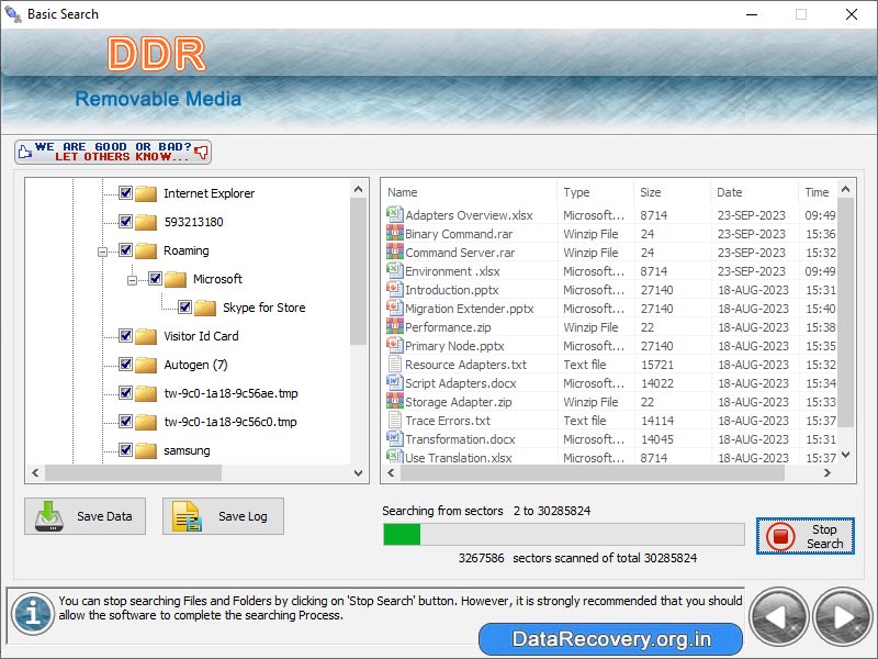 Removable Disk Undelete screen shot