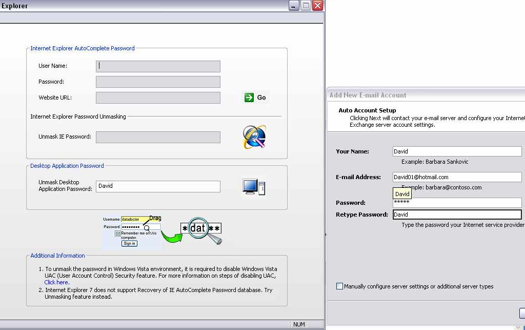 Internet explorer password recovery Internet explorer password recovery
