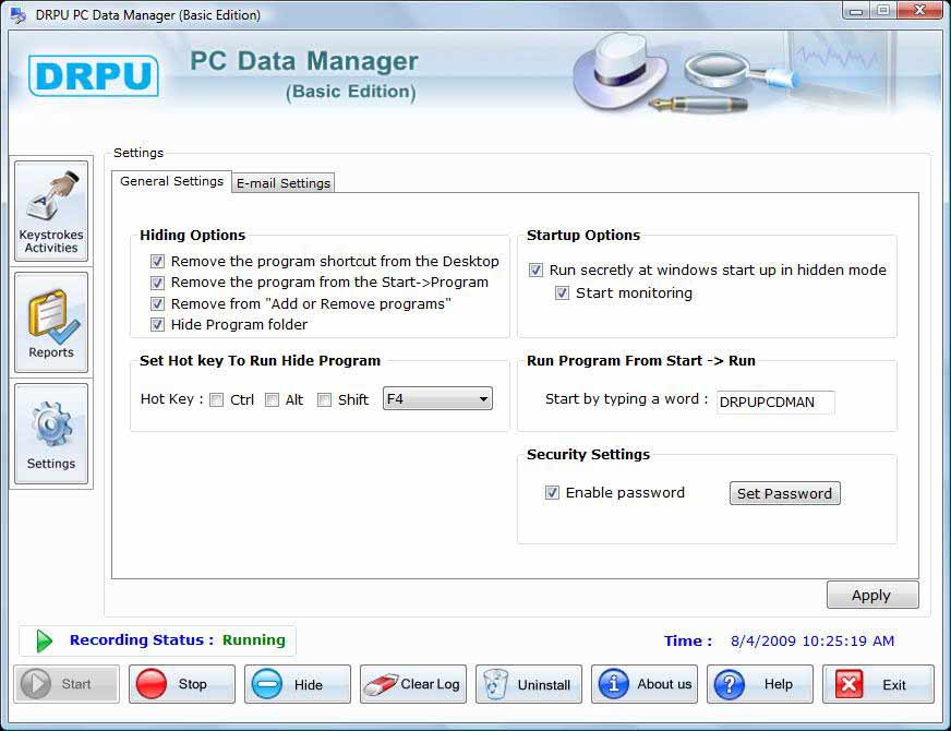 Keylogger Software Screenshot Keylogger Software
