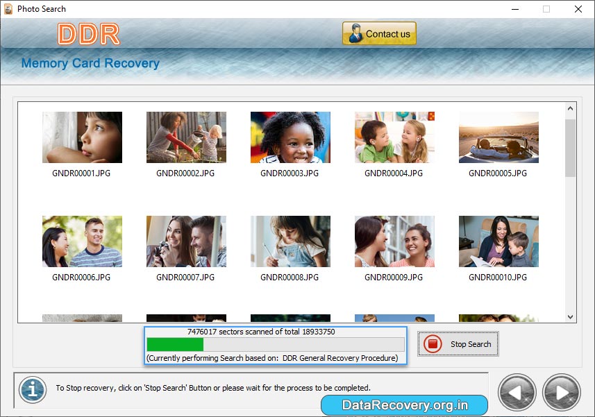 Memory card files recovery software unformatted audio video data