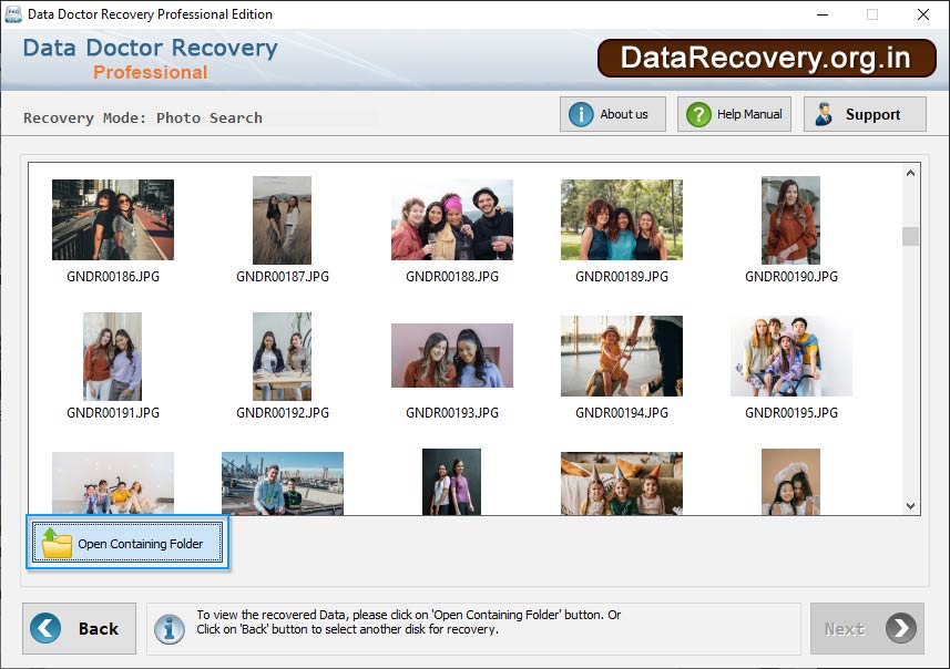 Open containing folder Open containing folder