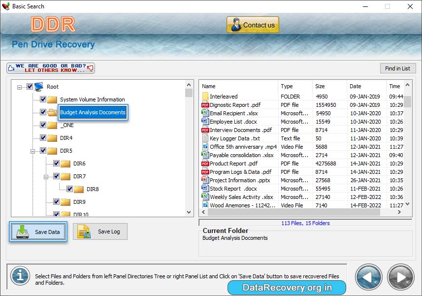 USB drive data recovery software restores formatted unease memory